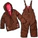 Pink Platinum Girls 2-6x Toddler Floral Embroidered Snowsuit, Brown, 4T Pink Platinum Girls 2-6x Toddler Floral Embroidered Snowsuit, Brown, 4T