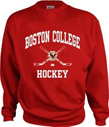 Boston College Eagles Perennial Hockey Crewneck Sweatshirt