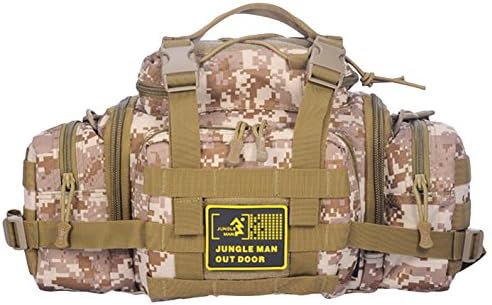 Chalmart Men's Outdoor a Huge Pouch Sling Bag Light Brown One Size