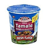 Dr. McDougall's Right Foods Vegan Tamale Soup with Baked Chips, 2.4-Ounce Cups (Pack of 6)