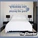 Never Let the Fear of Striking Out Keep You From Playing the Game Sports Hobbies Outdoor Vinyl Wall 
