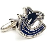 Vancouver Canucks NHL Logod Executive Cufflinks w/Jewelry Box