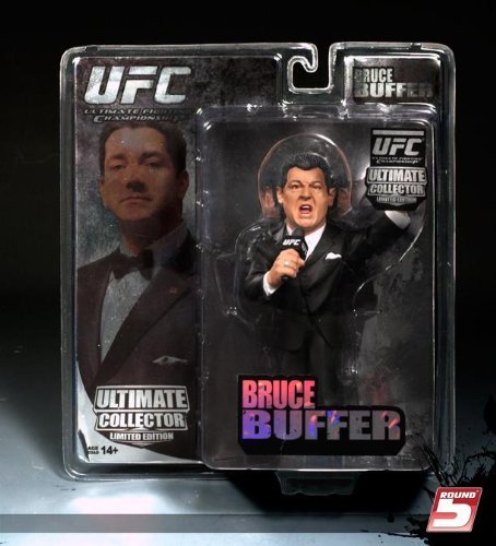 Round 5 UFC Ultimate Collector Series 4 LIMITED EDITION Action Figure Bruce Buffer