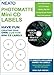 Genuine Neato - PhotoMatte Mini CD Labels CLP-192324 - 6 Labels per Sheet - 17 Sheets - 102 Labels Total  - Online Design Access