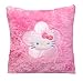 Cute Soft Pink HELLO KITTY Mod Shopper Fur Pillow
