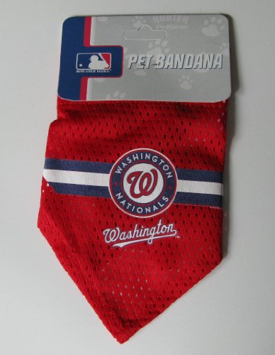 Washington Nationals Pet Dog Baseball Jersey Bandana M/L