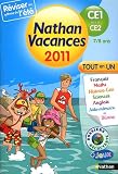 Nathan vacances - tout en un - du CE1 vers le CE2 : 7/8 ans cover image
