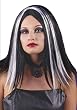 Wig Vampiress Shag Black/White One Size