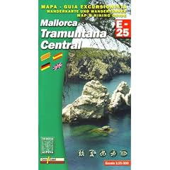 Tramuntana (Mallorca) Central Wanderkarte 1 : 25 000