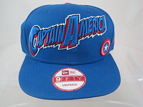 Marvel Captain America New Era 9Fifty Snapback Hat Cap One Size Fits Most