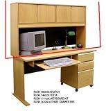RUSH Hutch, 60 in, Office Modulars, Oak Veneer finish, 36H x 60W x 12D