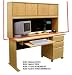 RUSH Hutch, 60 in, Office Modulars, Oak Veneer finish, 36H x 60W x 12D