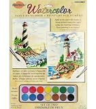  : Paint By Number 9''X12''-Lighthouse Pair