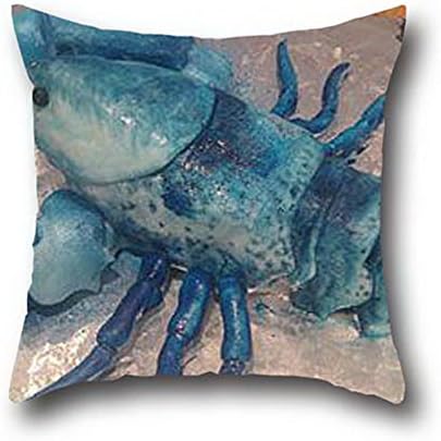 Goling Bbay Oil Painting Art Sea Lobster World Bedding Microsuede Body ( 20*20 )