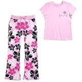 ハローキティ Tシャツ&パンツプルメリ柄 ピンク