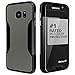 Galaxy S7 Case, Black Gray SaharaCase® Samsung Protective Kit [Bonus Tempered Glass Screen Protector] Premium Rugged Shock-Absorption TPU Bumper & Hard Plastic Frame 