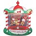 Carousel with Christmas Characters Riding Reindeer