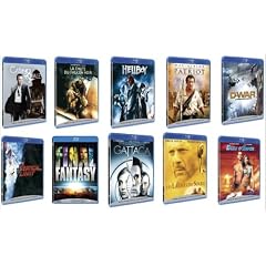 Pack exclusif 10 Blu-ray : Casino Royale / La chute du Faucon noir / Les larmes du Soleil / Bleu d'enfer / The Patriot / D-War / HellBoy / Final Fantasy / Vertical Limit / Bienvenue a Gattaca [Blu-ray]