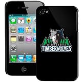 NBA Minnesota Timberwolves iPhone 4 Hardshell Case - Black