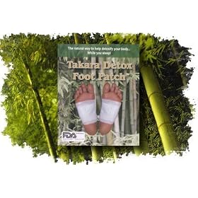 6 Takara Detox Foot Patches - Japanese Detoxification Foot Pads Naturally Detoxify the Body While You Sleep. Improve Your Sleep, Reduce Swelling or Fatigue, Remove Toxins.