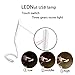 LEDNut Mordern 14 LED USB light Dimmable Usb lamp for Computer Keyboard Notebook Laptop PC with Flexible Gooseneck (White) ...