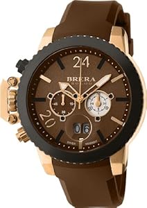 Brera Orologi - Militare - Brown / Rose Gold IP - BRML2C4804