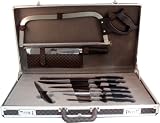 Pradel Excellence - K90165 - Valise Boucher de 9 Pièces en Valise Aluminium - Marron