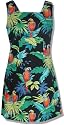 Jungle Parrots Short Tank Hawaiian Aloha Dress