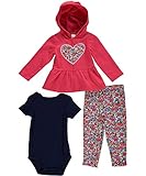 カーターズ Carter's ボディスーツ + カーディガン + パンツ 豪華3点セット 3-Piece Cardigan Set NB (50-55cm)