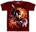 The Mountain Indian Collage Wolf Horse Eagle Tee T-shirt