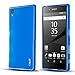 J&D Case Compatible for Xperia Z5 Case, [Drop Protection] [Slim Cushion] Shock Resistant Protective TPU Slim Case for Sony Xperia Z5 Bumper Case - Blue