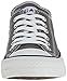 Converse Chuck Taylor All Star Canvas Low Top Sneaker, Charcoal ,5 US Men/7 US Women