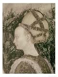 St. George and the Princess of Trebizond, Detail of the Head of the Princess, c.1433-38 Art Giclee Poster Print by Antonio Pisani Pisanello, 18x24
