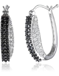 10k White Gold 1cttw, H-I Color, I1-I2 Clarity, Diamond Earrings