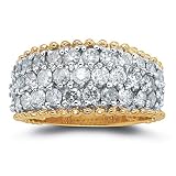 10k Choice of White or Yellow Gold Diamond Ring (2 cttw, I J Color, I2 I3 Clarity) 51OWppr86ZL. SL160 10k Choice of White or Yellow Gold Diamond Ring (2 cttw, I J Color, I2 I3 Clarity)