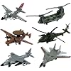 Inair Modern Planes 6 Pc Set With Aircraft