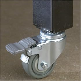 Heavy Duty Shop Caster, Swivel, Locking, Set of 4 by Rockler