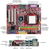 AMD780G AM2+ MAX-8GB 4DDR2 Matx Pcie GEN2 Crossfirex Gbe HDmi 1394