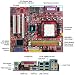 PC Hardware : AMD780G AM2+ MAX-8GB 4DDR2 Matx Pcie GEN2 Crossfirex Gbe HDmi 1394