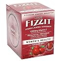 Hansen's Fizzit Vitamin & Mineral Drink Mix, Women's Health Formula, Cranberry, 24-Count Boxes of.4-Ounce Packets (Pack of 2)