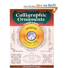 Calligraphic Ornaments CD-ROM and Book [With For Macintosh and Windows] (Dover Electronic Clip Art)