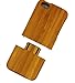 Unique Eco-Friendly 100% Hand-made Real Natural Wood/Bamboo Hard Shell Case for iPhone 5c (WD-5C-01)