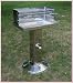 EDELSTAHL GRILL SÄULENGRILL STANDGRILL 89x54x34 CM NEU