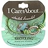 I Care About Recycling Bracelet
