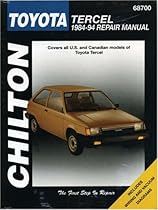 Toyota Tercel, 1984-94 (Chilton Total Car Care Series Manuals)