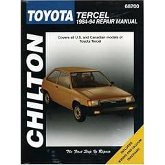 Toyota Tercel 1.5 Estate and Hatchback, 1982-88 (Total Car Care)