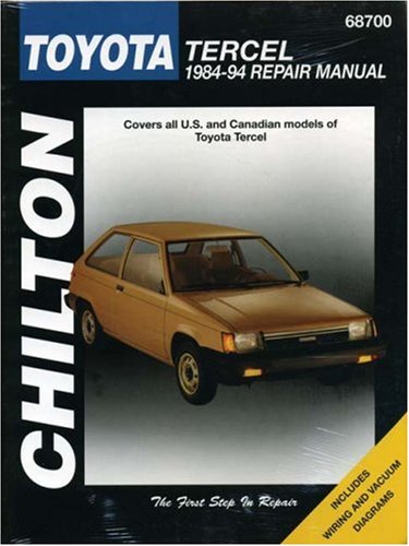 Toyota Tercel, 1984-94 (Chilton's Total Car Care Repair Manual)