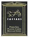 Caesars Palace 100% Plastic Collectible Poker Playing Cards - BLack Back