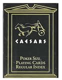 Caesars Palace 100% Plastic Collectible Poker Playing Cards - BLack Back