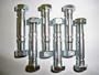 6 Pack, Shear Pins & Nuts for Ariens 510015, 51001500. Also replaces Snapper 1-3865, 9-1550